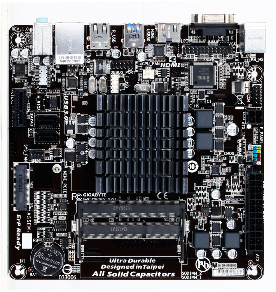 GIGABYTE GA-J1800N-D2H (rev. 1.0) – image 4