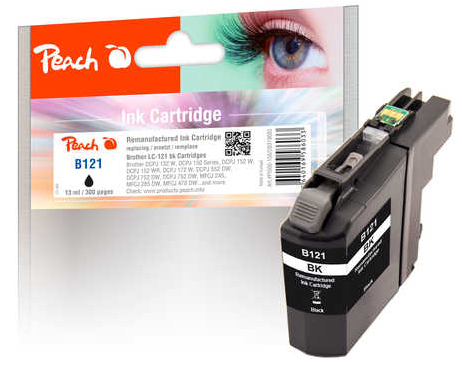 Peach 319683 ink cartridge Compatible Black