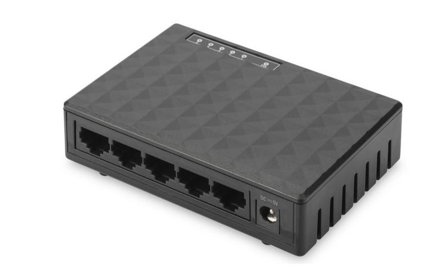 Microconnect MC-DTSWITCH network switch Fast Ethernet (10/100) Black – image 1