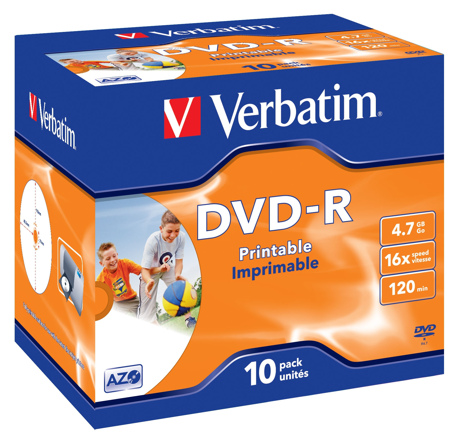 Verbatim 43521 tomma dvd:er 4,7 GB DVD-R 10 styck