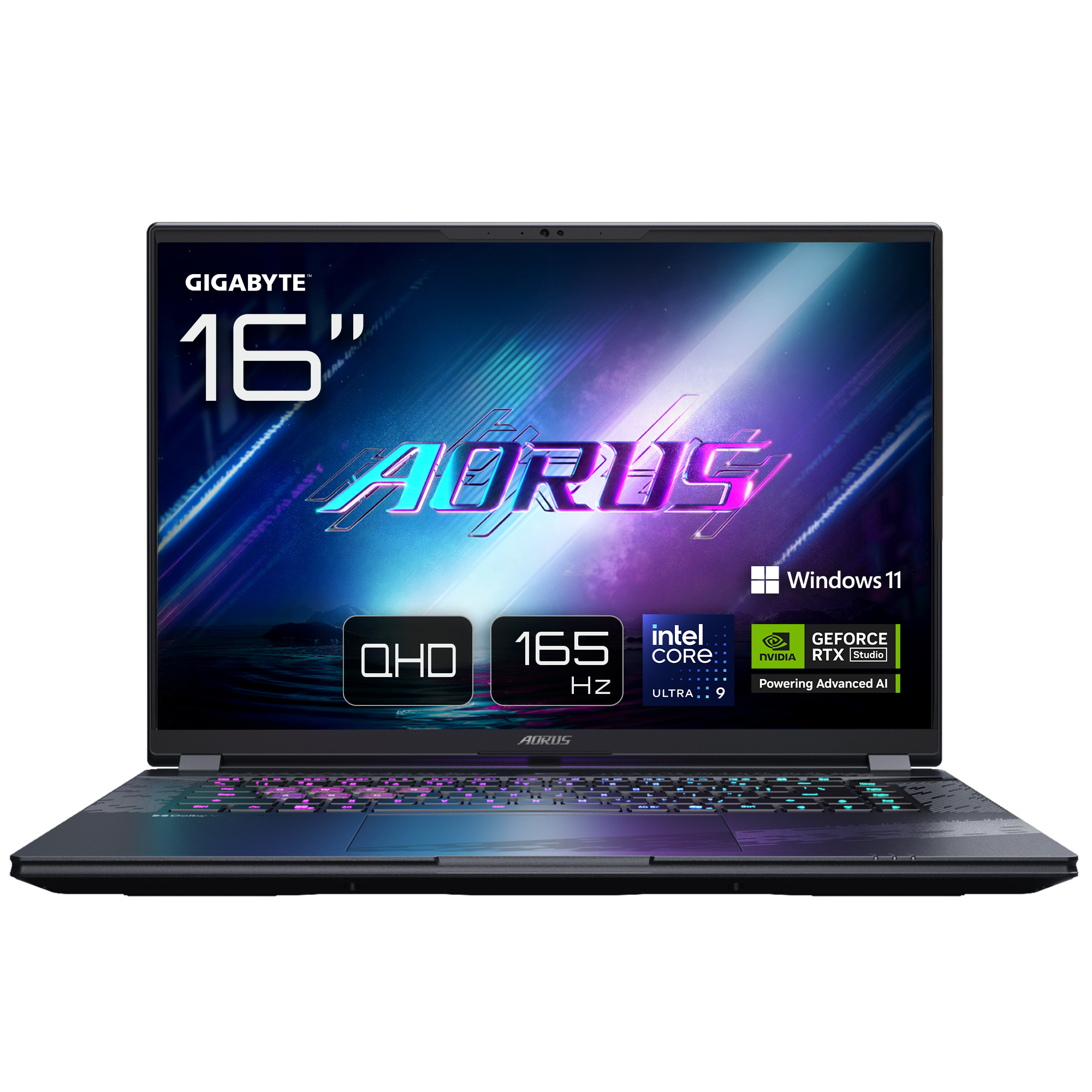 Portátil gaming - Gigabyte AORUS ELITE 16 BWHC3ESC64SH, 16" WQXGA, Intel® Core™ Ultra 9 275HX, 32 GB RAM, 1 TB SSD, GeForce RTX™ 5070, Windows 11 Home - imagen 2