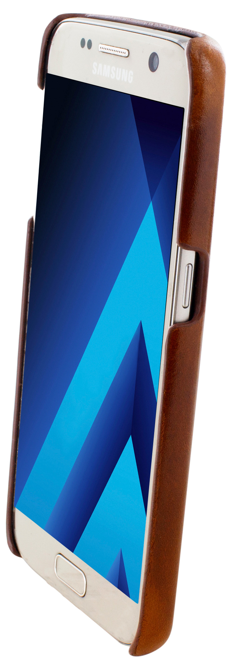 Mobiparts Excellent Backcover Samsung Galaxy S7 Oaked Cognac – image 2