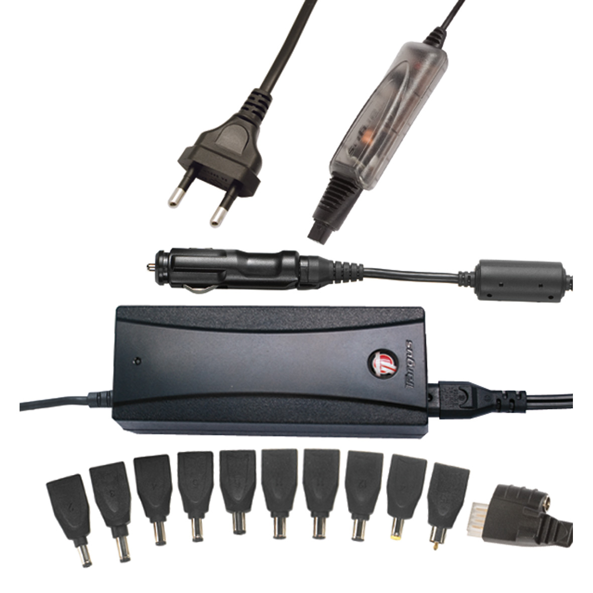 Targus Power4All adapters: Car/Plane & Home/Office 12V/220V