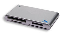 Manhattan 701822 card reader USB 2.0 Silver – image 1