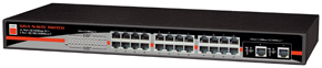 Lindy 25003 network switch Unmanaged Black