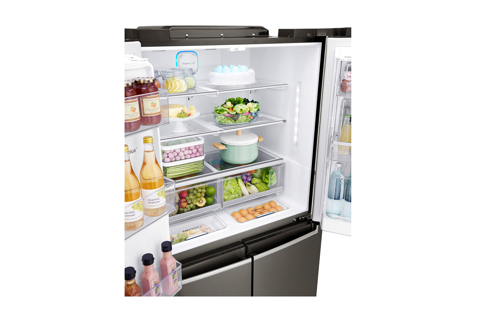 LG GR-X31FTKHL side-by-side refrigerator Freestanding – image 9