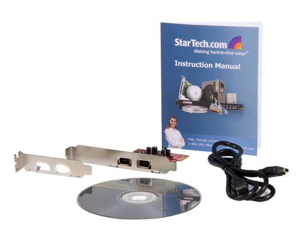 StarTech.com 2 Port PCI Express 1394a FireWire Adapter Card – image 6