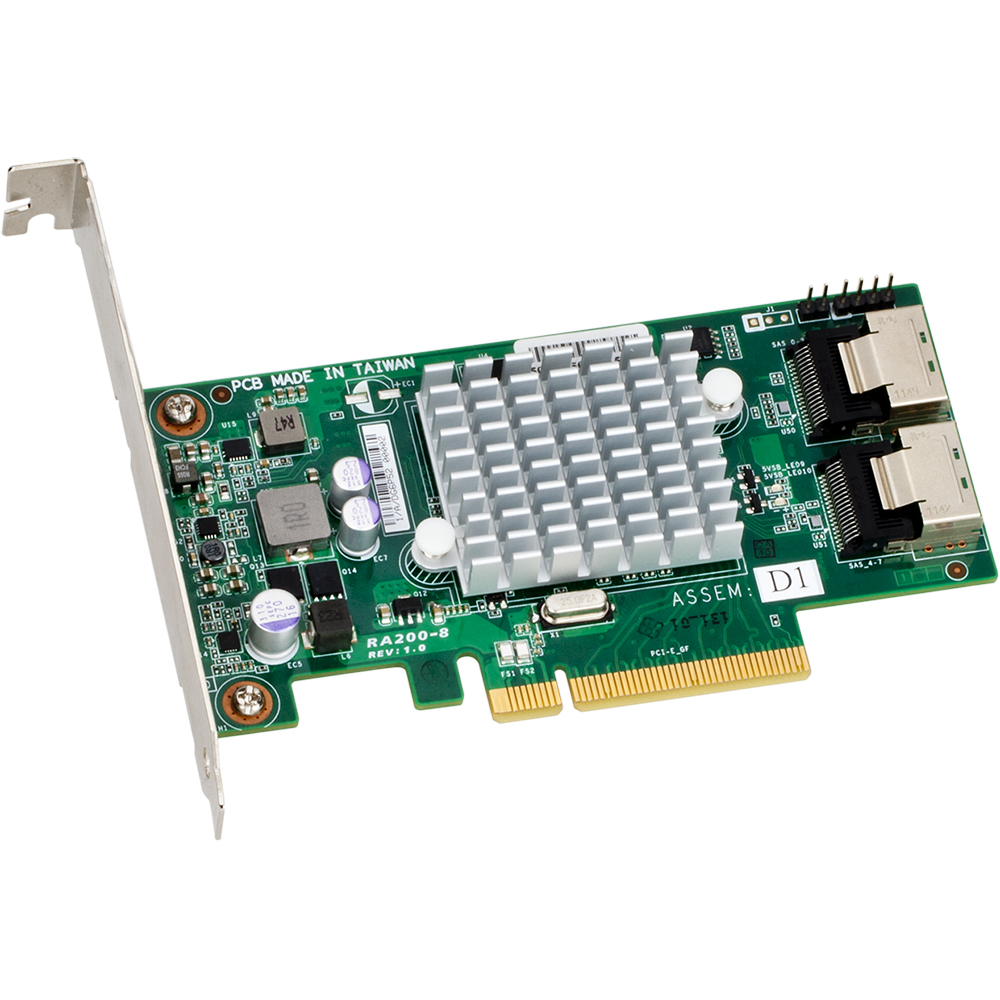 GIGABYTE RA200-8 interface cards/adapter Internal Mini-SAS – image 1