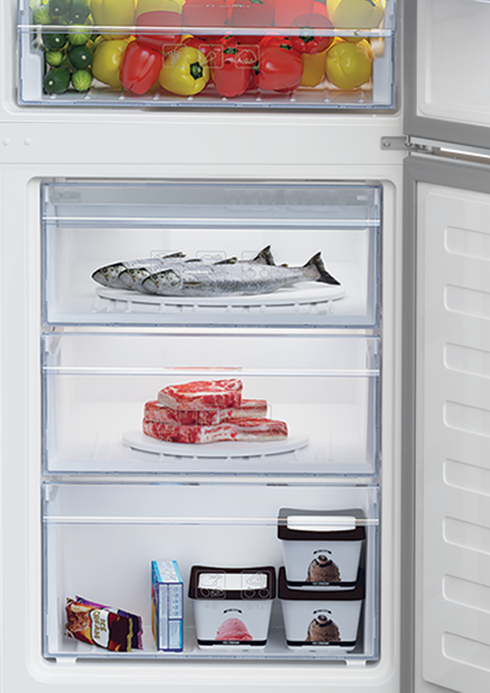 Beko CRCSE343K20DXB fridge-freezer Freestanding – image 5
