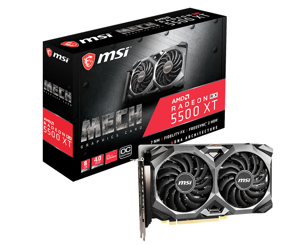 MSI RX 5500 XT MECH 8G OC – image 2