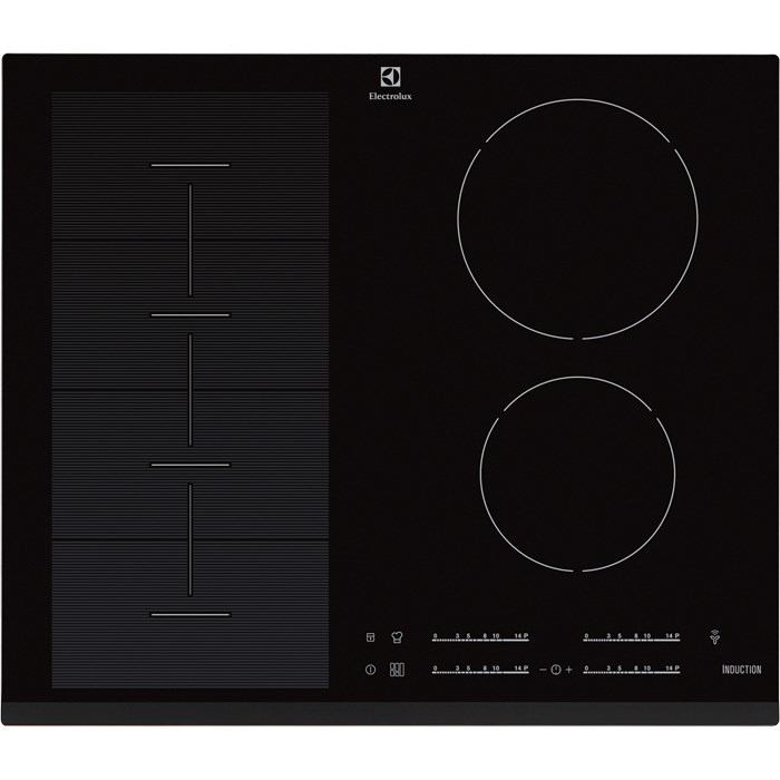 Electrolux EHX6455F2K Black Built-in Zone induction hob 4 zone(s)