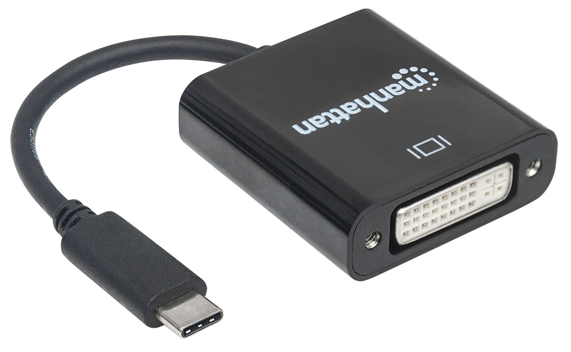Manhattan USB-C to DVI-D Converter Cable, 4K@30Hz, Black – image 2