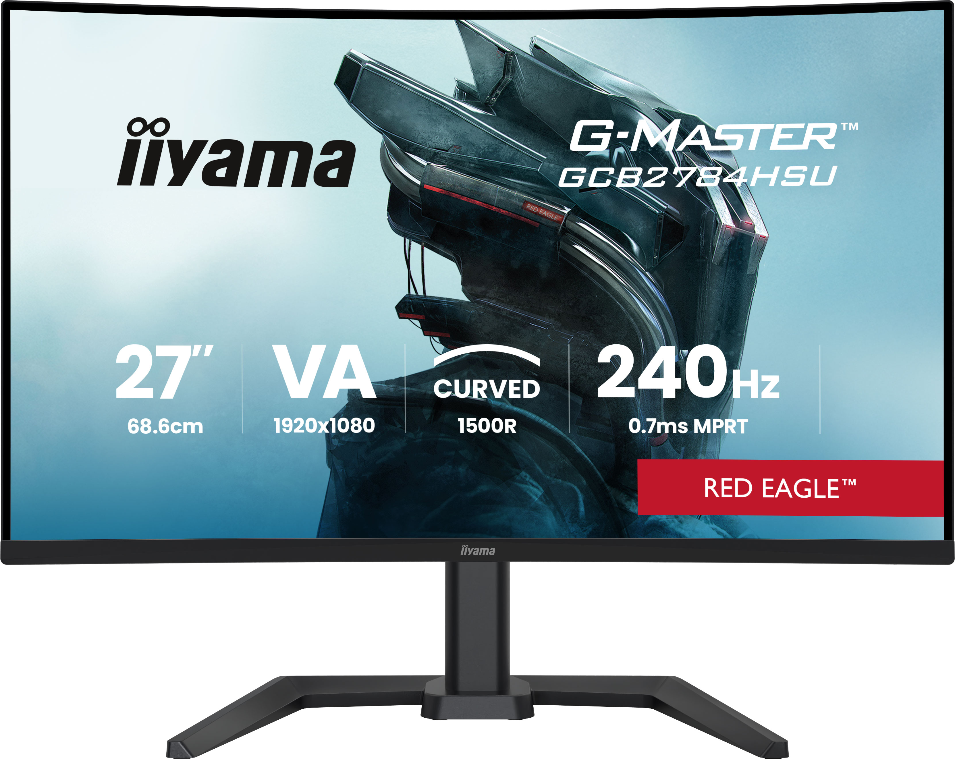 iiyama G-MASTER GCB2784HSU-B1 écran plat de PC 68,6 cm (27") 1920 x 1080 pixels Full HD LCD Noir