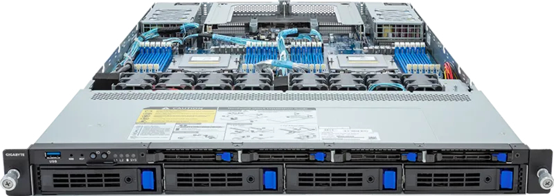 GIGABYTE R183-Z91-AAV2 LGA 6096 Rack (1U) Black, Steel – image 2
