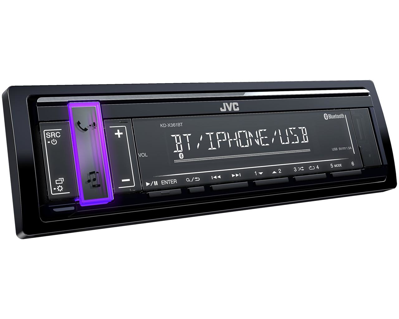 JVC KD-X361BT Black – image 4