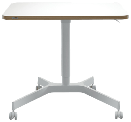 Leitz 65360001 piano di scrivania per computer Forma quadrata Alluminio Bianco