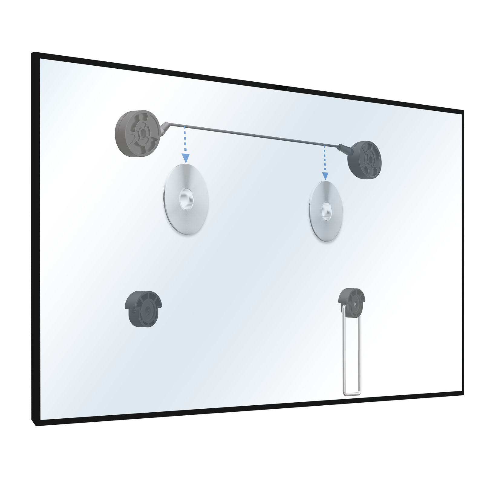 TooQ LED1055F-B TV mount/stand – image 3