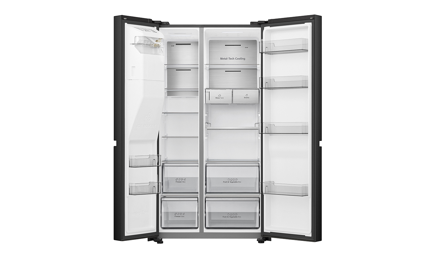 Hisense HRSBS632BW side-by-side refrigerator Freestanding – image 2