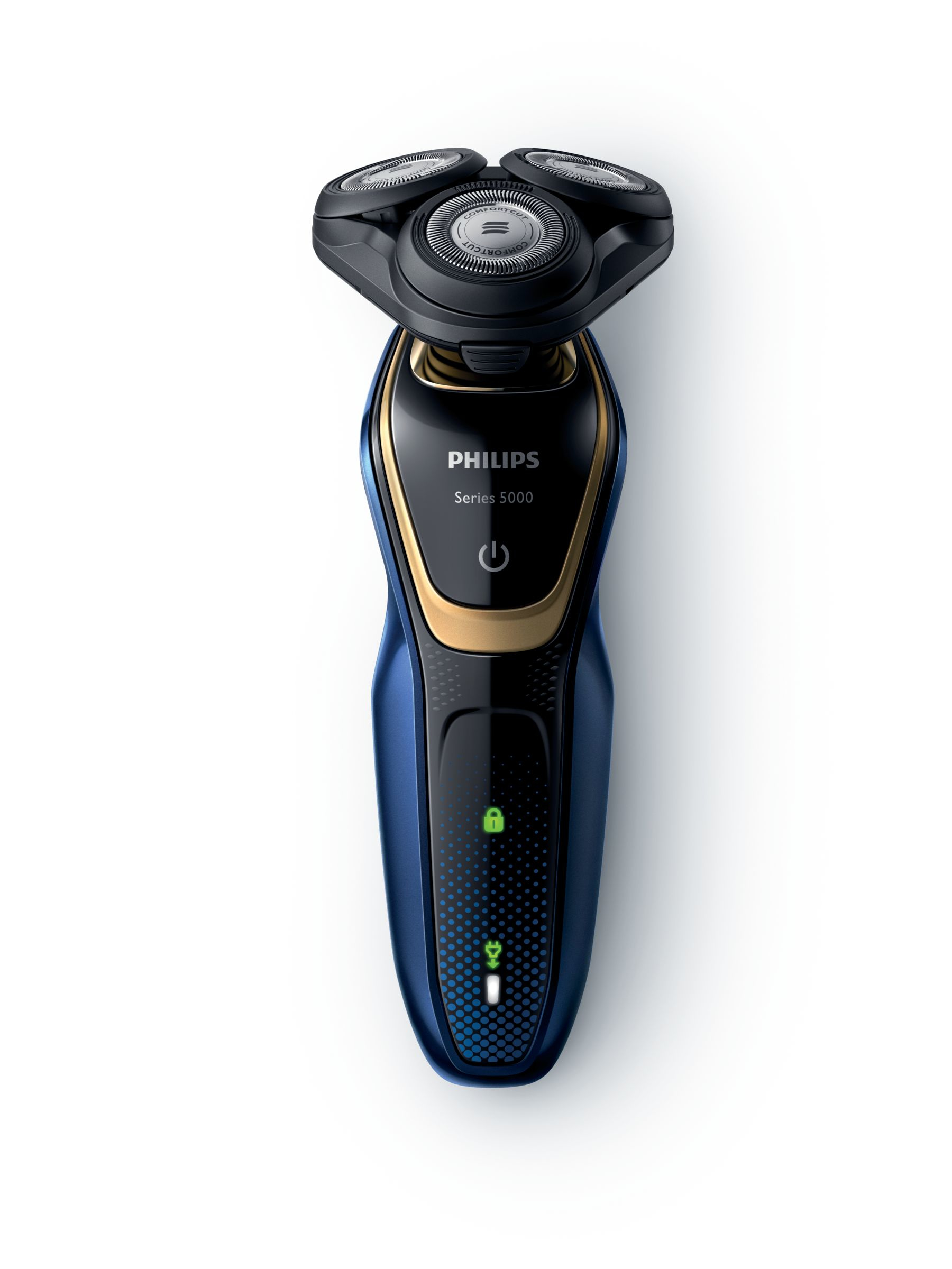 Philips SHAVER Series 5000 S5099/03 men's shaver Rotation shaver Black, Blue