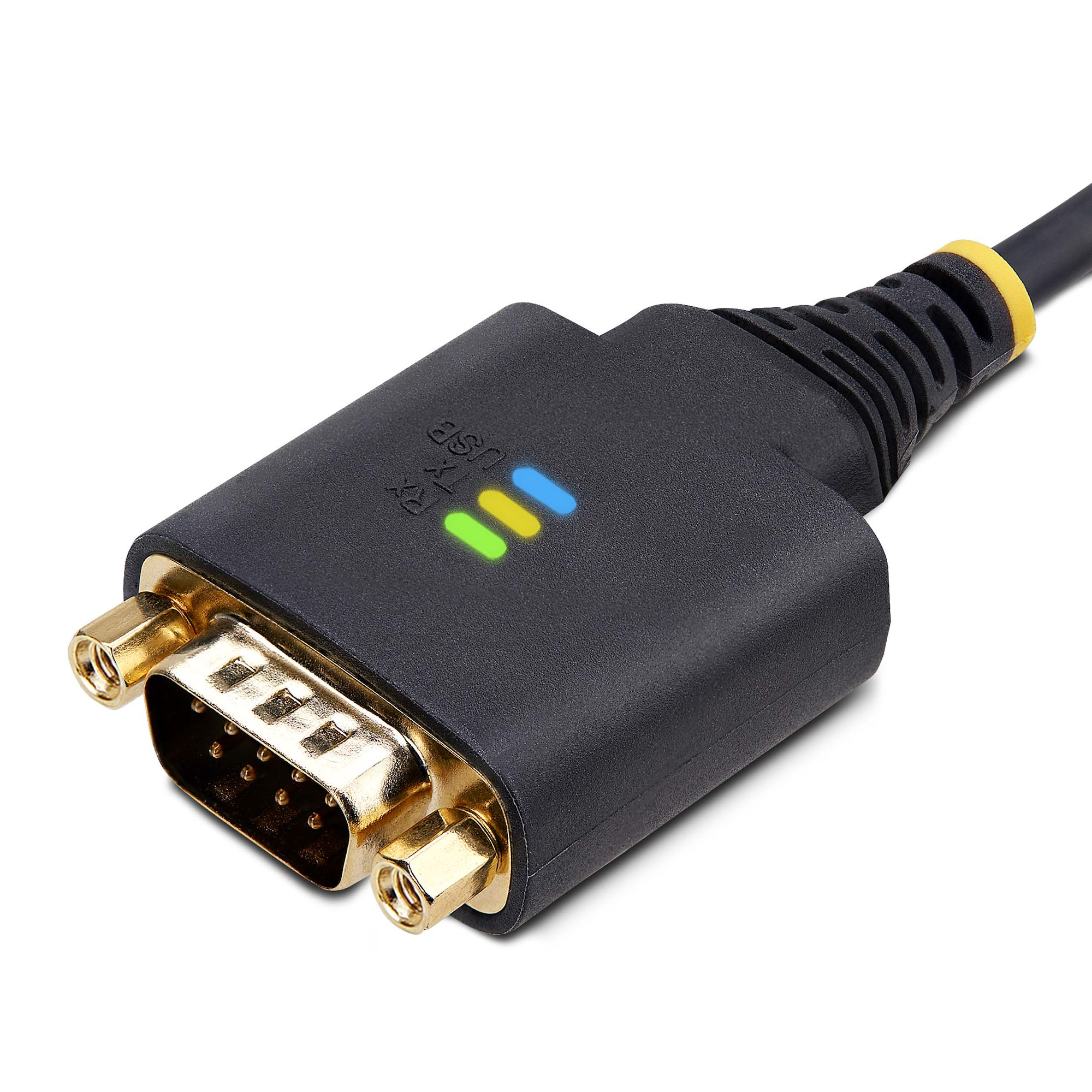 Resim StarTech.com 1P6FFC-USB-SERIAL 2m USB - DB9 Seri Adaptör Kablosu, Siyah