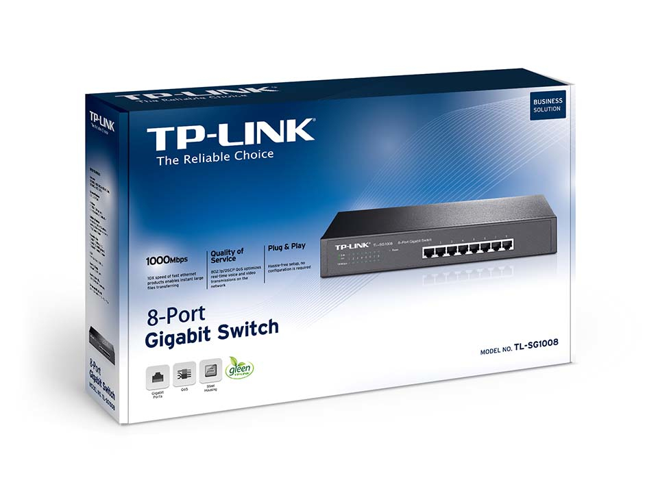 TP-Link 8-Port Gigabit Desktop/Rackmount Network Switch – image 3