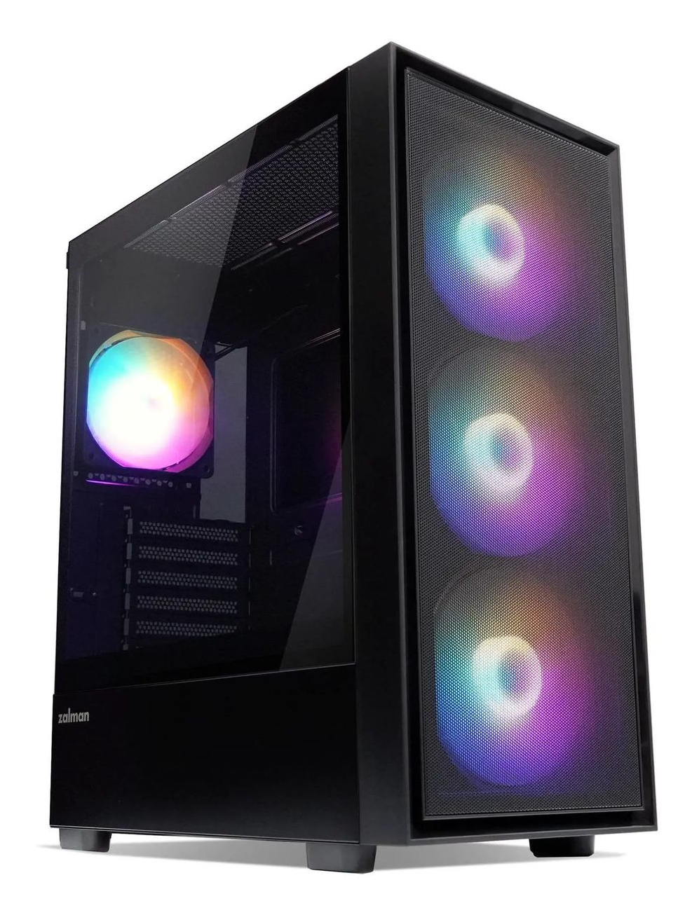 S6 Black Computer Case Mid. Tower Black