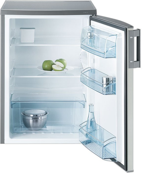 AEG S60176TK fridge Freestanding Grey, Stainless steel