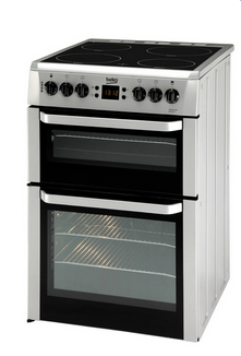 Beko BDVC667S cooker Freestanding cooker Electric Ceramic hob Silver – image 2