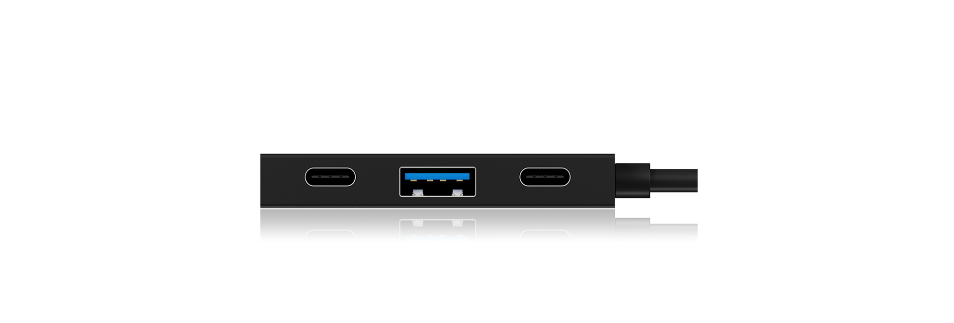 ICY BOX IB-HUB1427-C31 USB 3.2 Gen 2 (3.1 Gen 2) Type-C 10000 Mbit/s Black – image 4