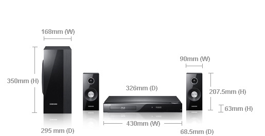 Samsung HT-C5200 home cinema system 2.1 channels – image 5
