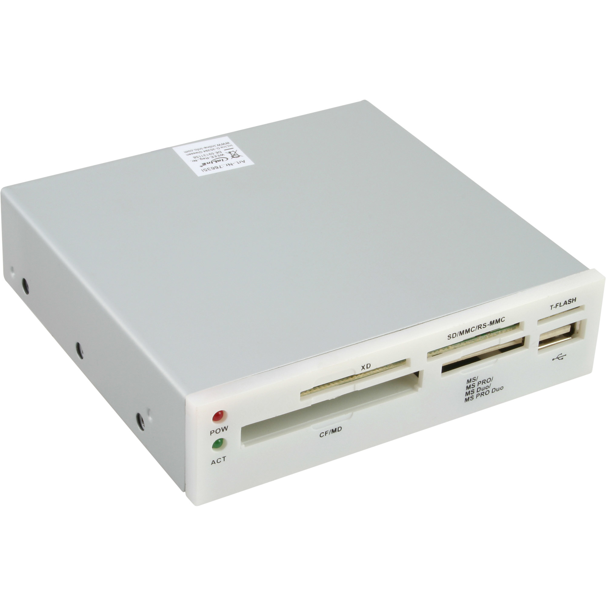 InLine Card Reader USB 2.0 internal all in 1 for – image 3