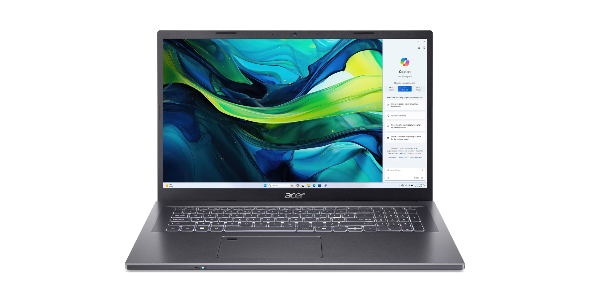 Acer Aspire 17 A17-51M-57XB Intel® Core™ i5 120U Laptop