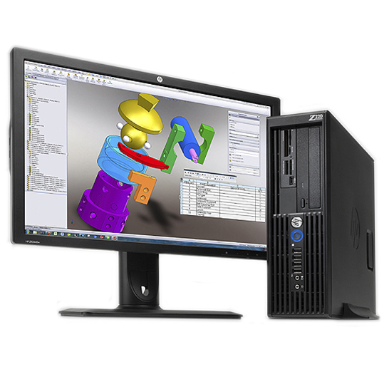 HP 220 SFF + ZR2740w – image 1