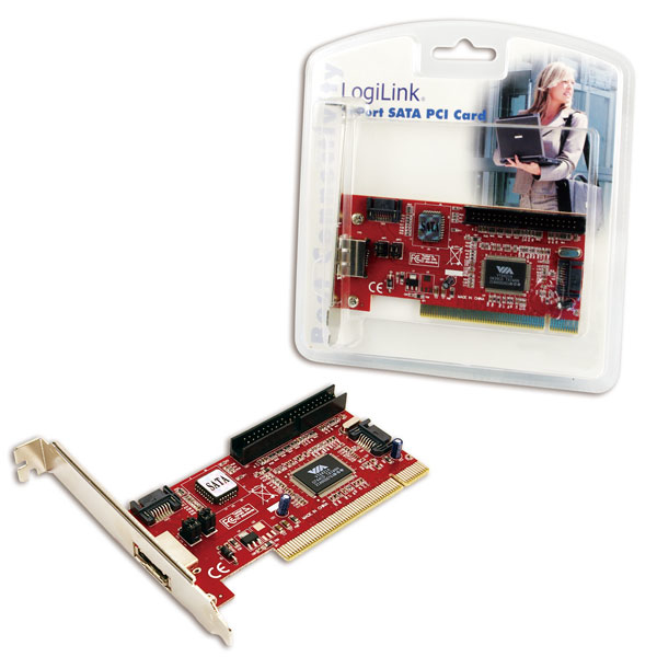 LogiLink PC0005 interface cards/adapter Internal eSATA, IDE/ATA, SATA – image 2