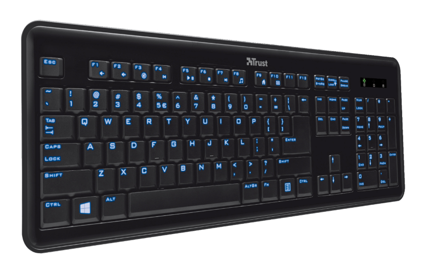 Trust 17379 keyboard Universal USB Turkish Black – image 2