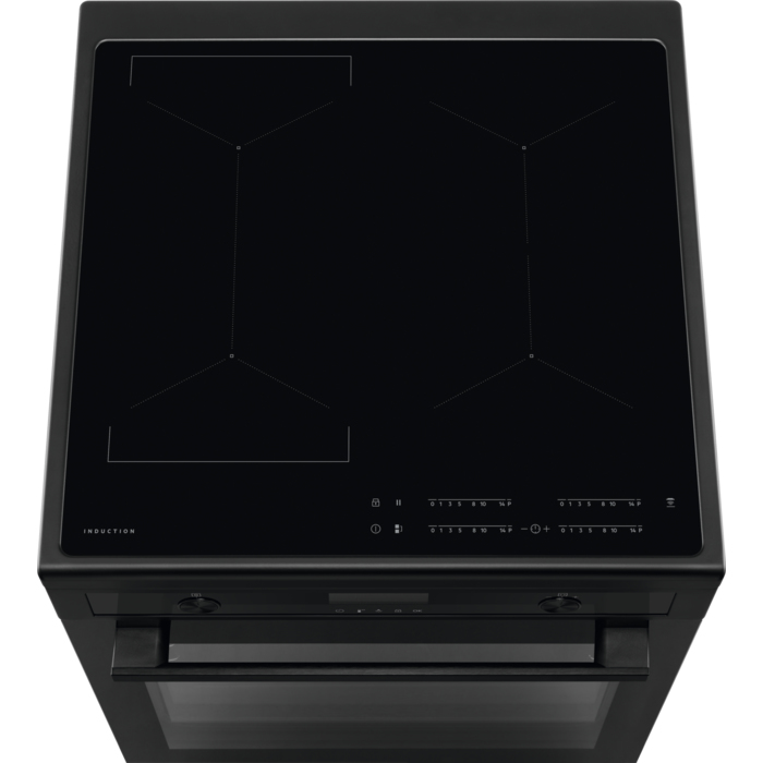 AEG CIB6490APB Freestanding cooker Electric Zone induction hob Black – image 3