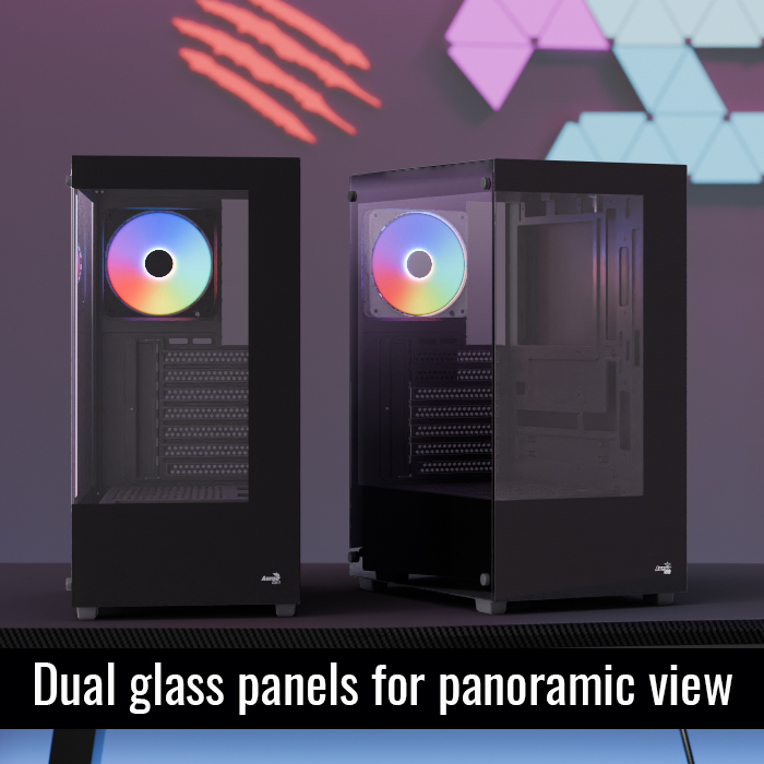 Aerocool Pivot-G-BK-v1 Midi Tower Black – image 7