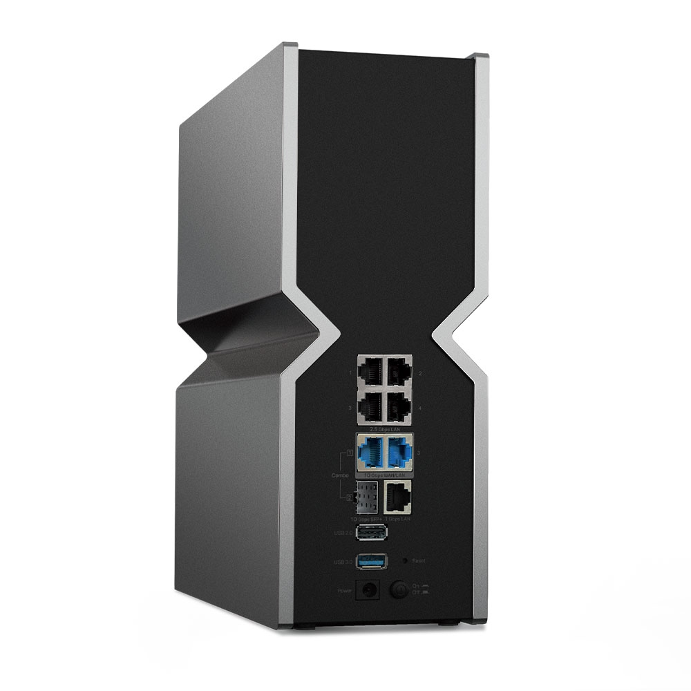 TP-Link Archer BE900 routeur sans fil Multi-Gigabit Ethernet Quad-band (2.4 GHz / 5 GHz-1 / 5 GHz-2 / 6 GHz) Noir, Gris