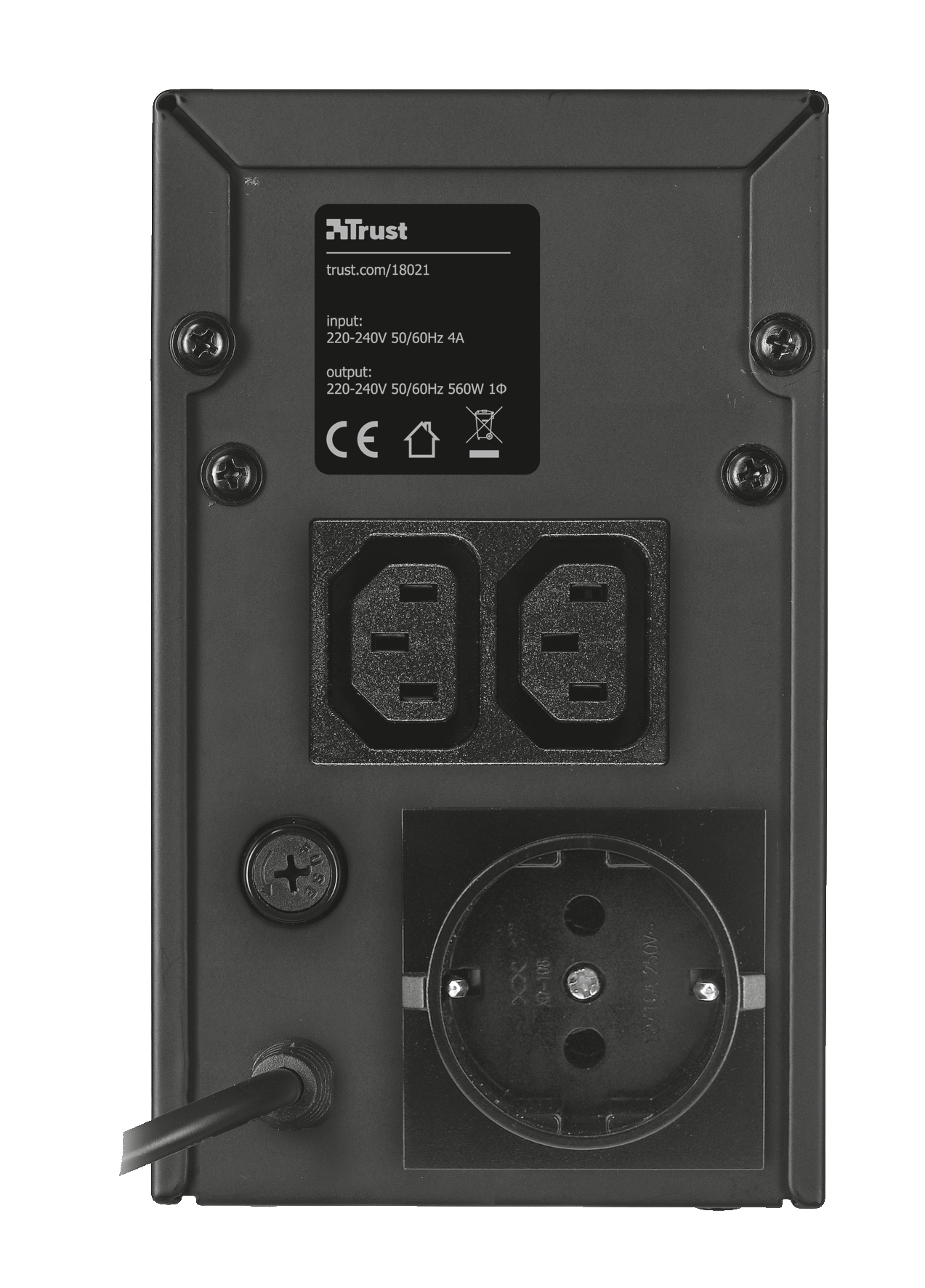 Trust Oxxtron 1000VA UPS with standard power outlet – image 2