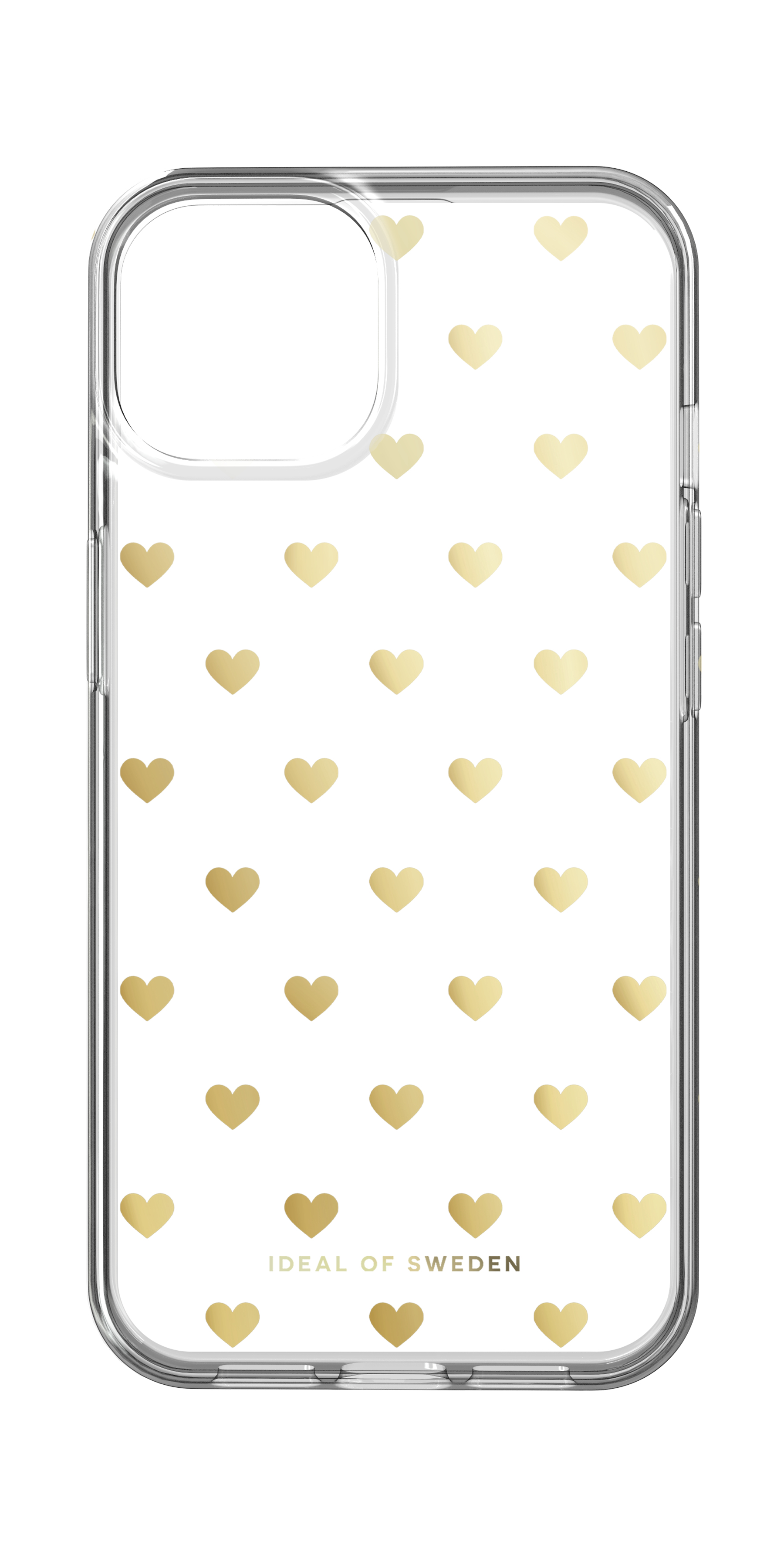 iDeal of Sweden Clear Case MagSafe iPhone 13 / 14 Golden Hearts – image 1