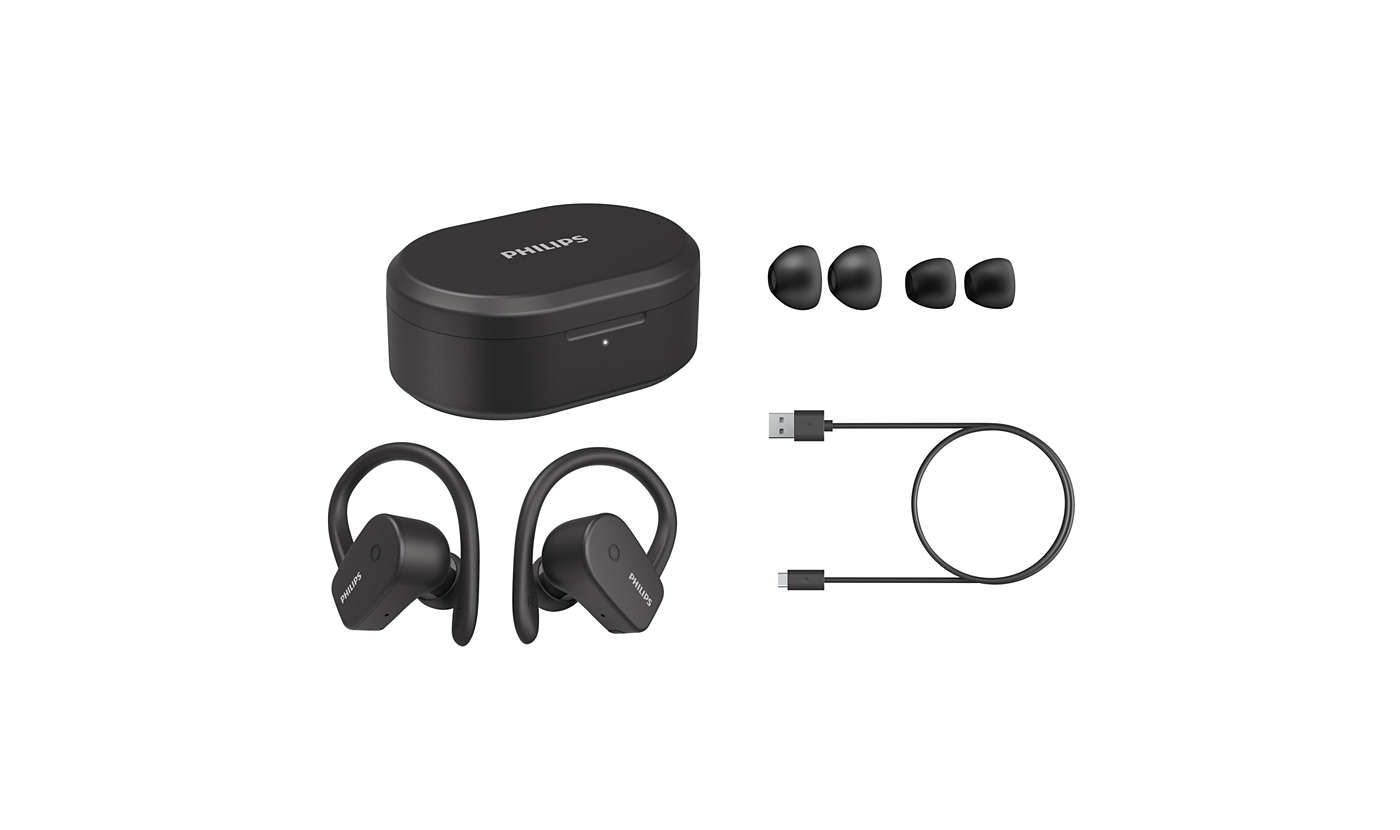 Philips TAA5205BK/00 headphones/headset True Wireless Stereo (TWS) Ear-hook, In-ear Sports Bluetooth Black – image 3