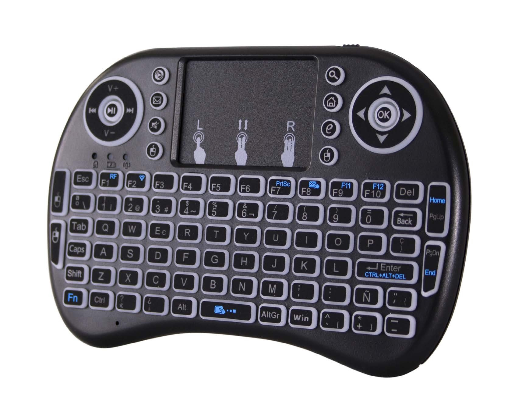 Nilox NXWRX01 keyboard Universal RF Wireless QWERTY English Black – image 1