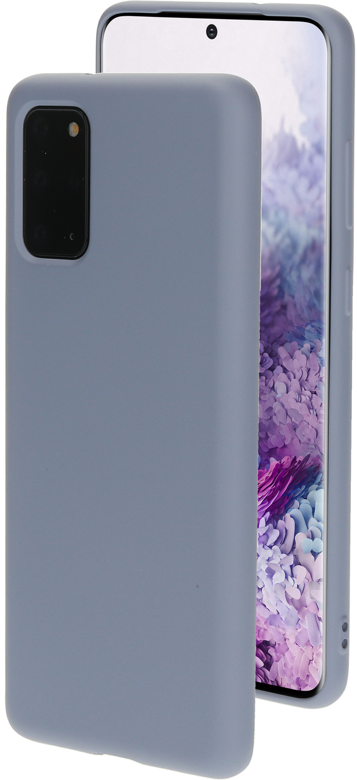 Mobiparts Silicone Cover Samsung Galaxy S20 Plus Royal Grey