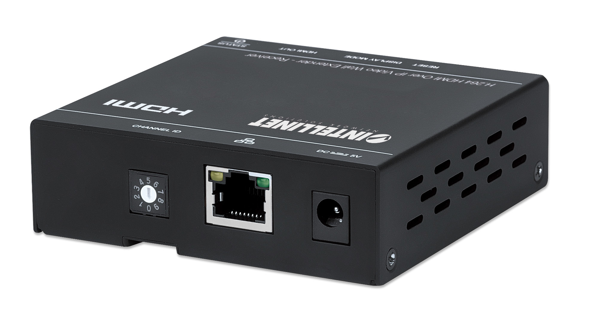 Intellinet H.264 HDMI Over IP Video Wall Extender - Receiver Distributes an H.264-compressed 1080p HDMI Signal up to 500 m (1,640 ft.) Over a Network; Video Wal – image 3