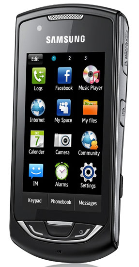 Samsung GT-S5620 7.62 cm (3") 93.1 g Black – image 1