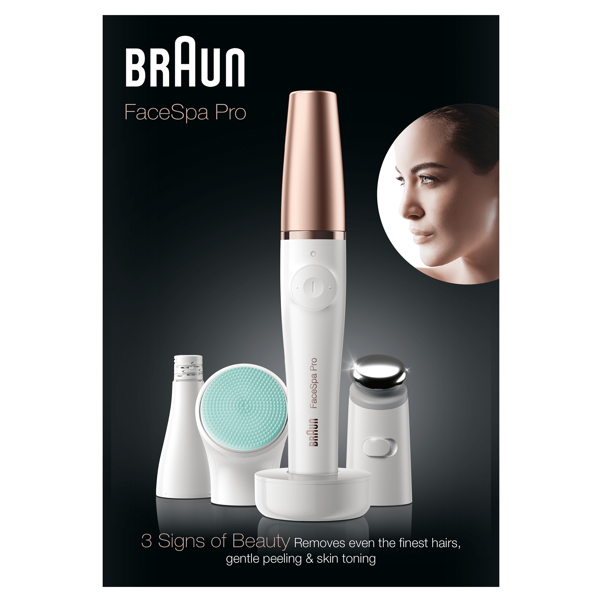 Braun 81636296 epilator 10 tweezers White, Bronze