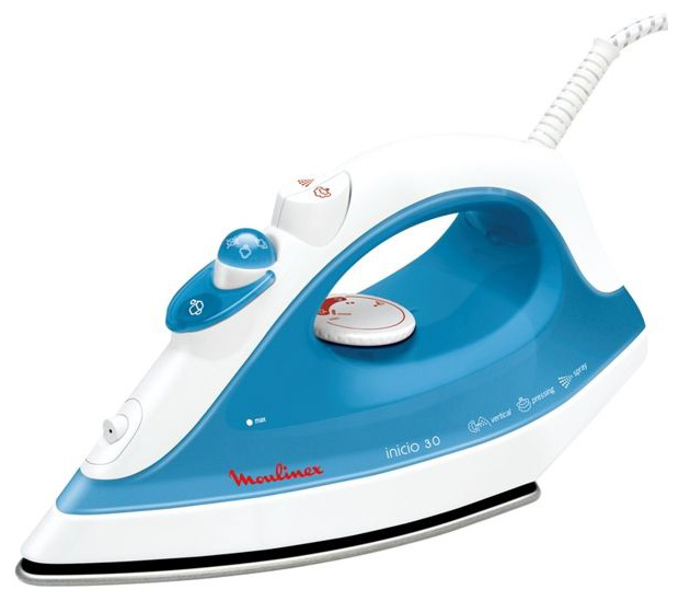 Moulinex IM1230 iron Dry & Steam iron Stainless Steel soleplate