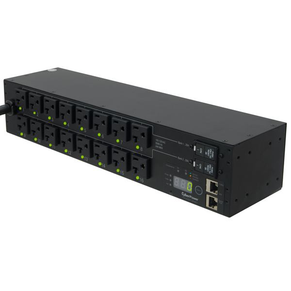 CyberPower PDU30SWT16FNET power distribution unit (PDU) 16 AC outlet(s) 2U Black