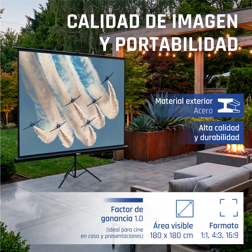iggual PSITS180 projection screen 2.54 m (100") 1:1 – image 2