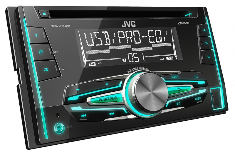 JVC KW-R510 car media receiver Black